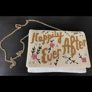 Beaded Bridal Purse “Happily Ever After”